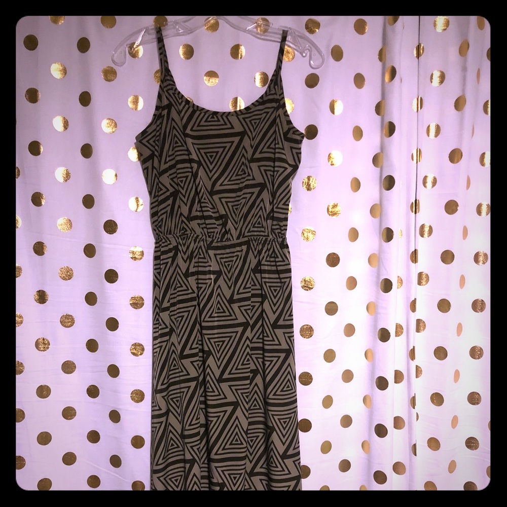 Boutique High Lo Pattern Dress